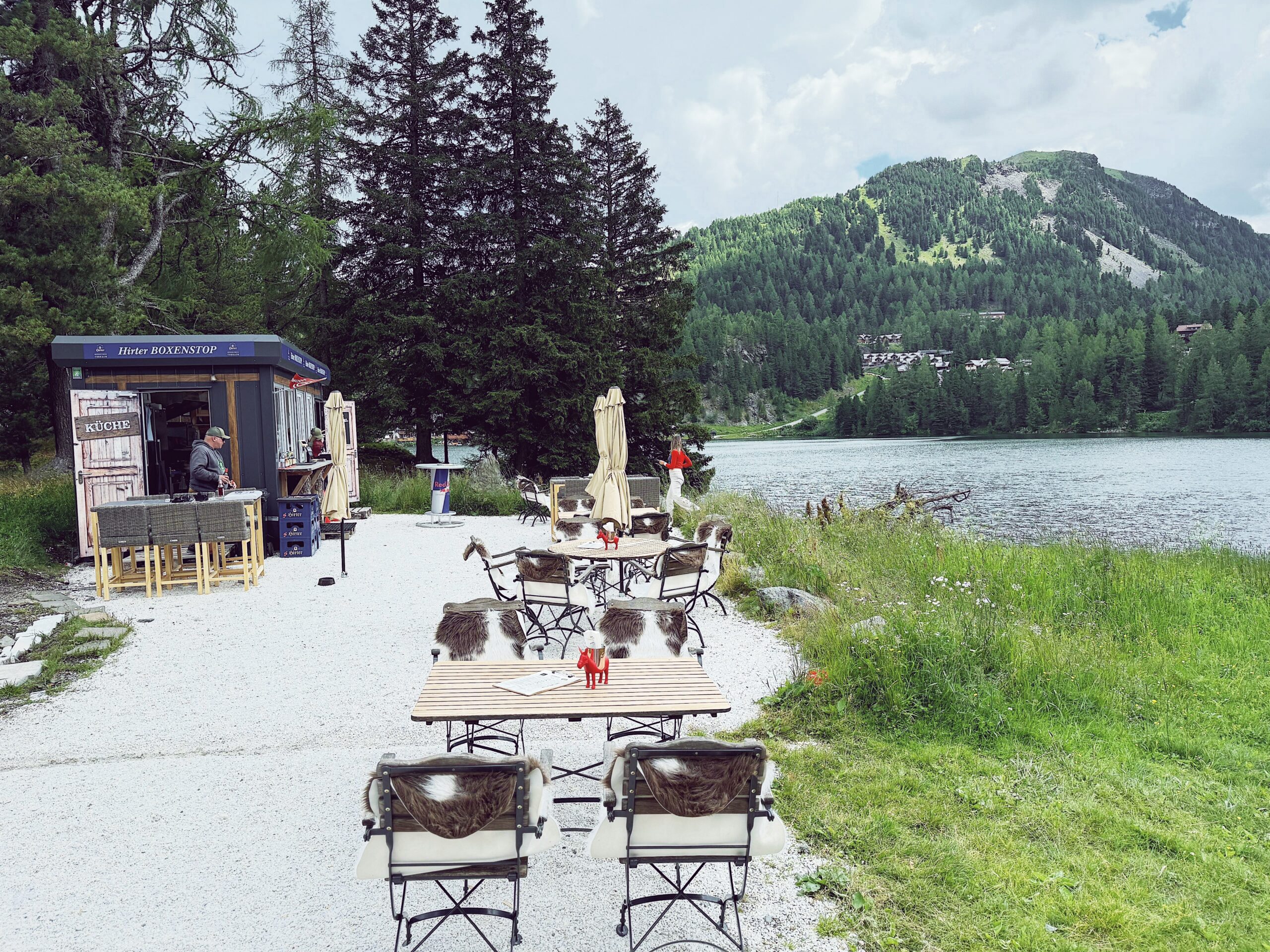 der "Boxenstop" auf der Turrach - der andere Imbisstand