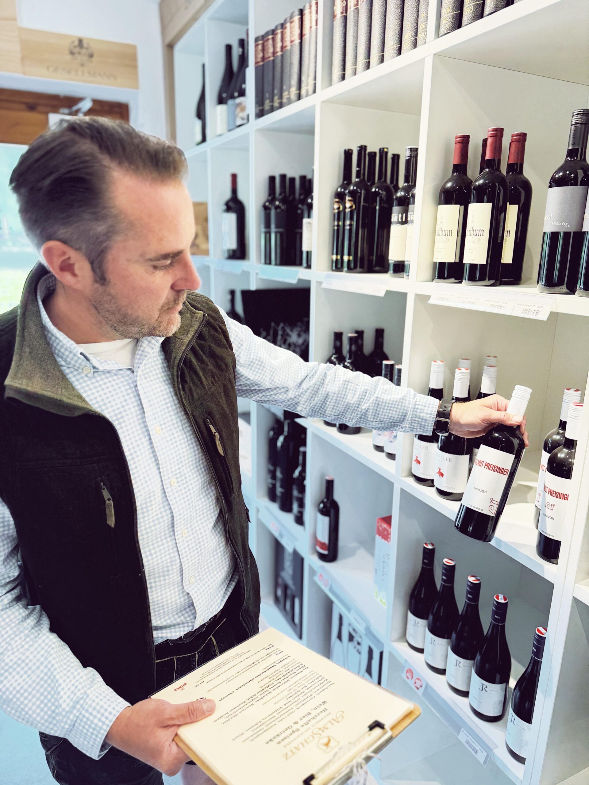 Die Vinothek vom Almschatz auf der Turrach